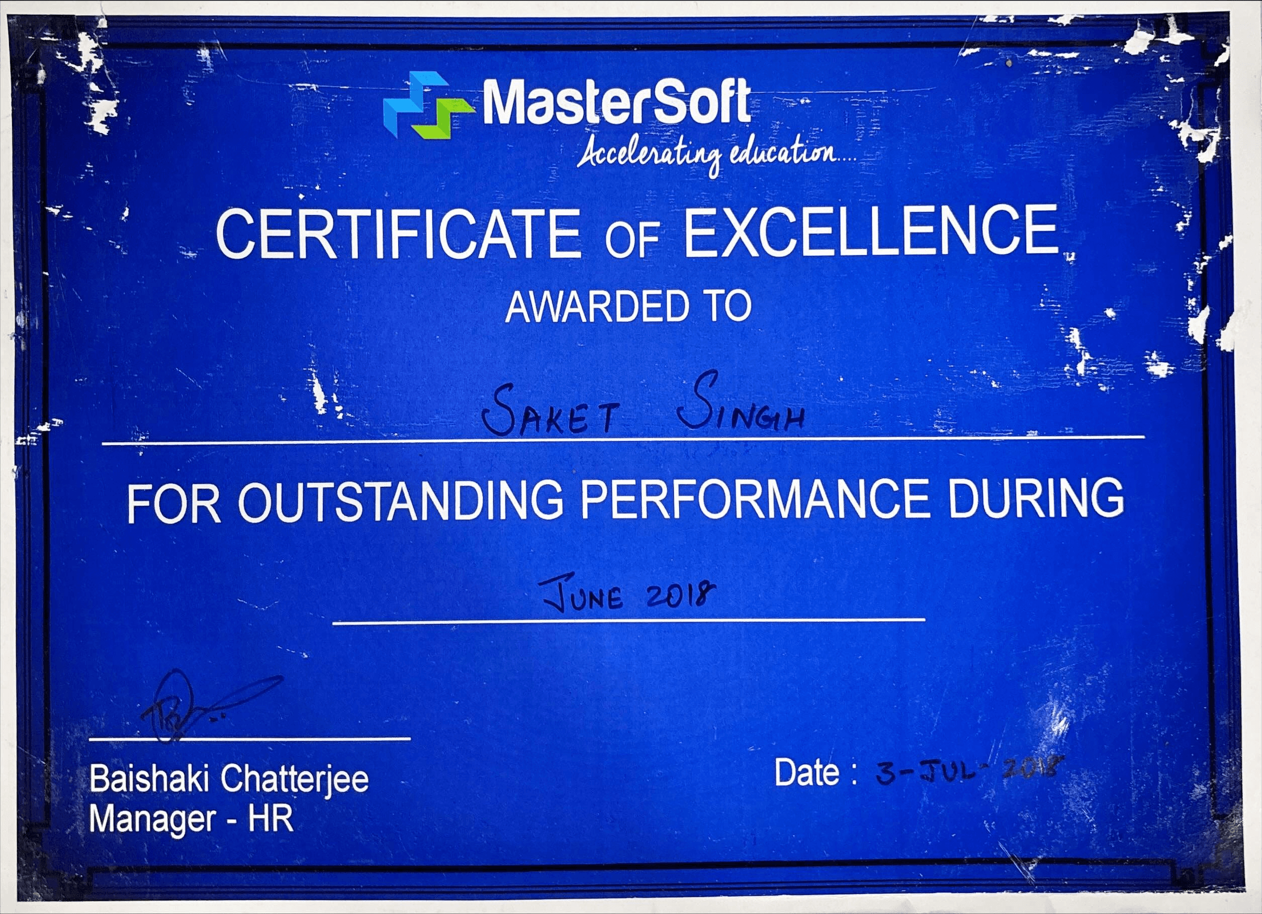 June - Employee of the Month